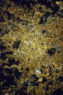 Paris depuis l'ISS