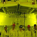 team Astrium à 22h et quelques membres d'Arianespace