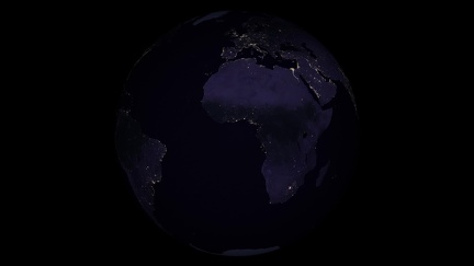 La Terre de nuit par le satellite SuomiNPP