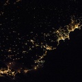 Côte d'Azur, France, at night, from #ISS, Dec. 2, 85-mm